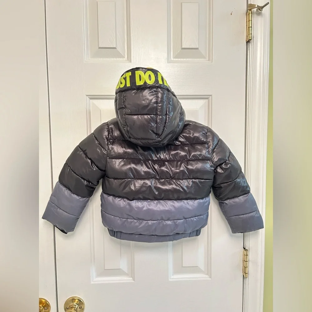 Nike Puffer Jacket Coat Toddler SZ. 2T Colorblock Just Do It